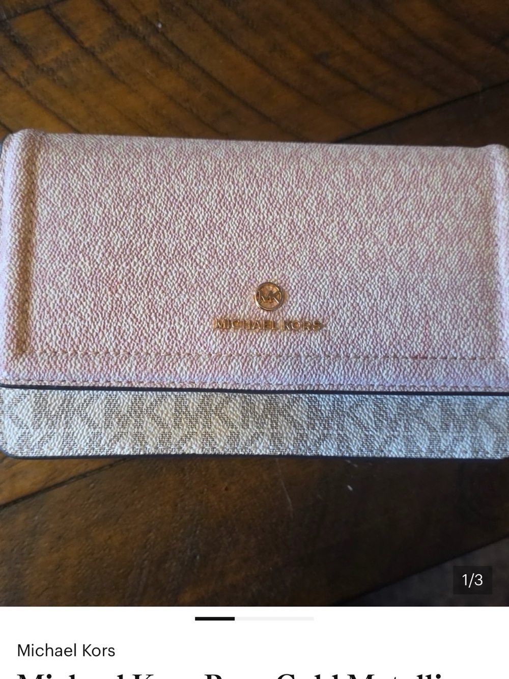 Michael Kors Blush Pink MK Logo Chain crossbody Bag.
Chain is unbranded - Picture 5 of 6